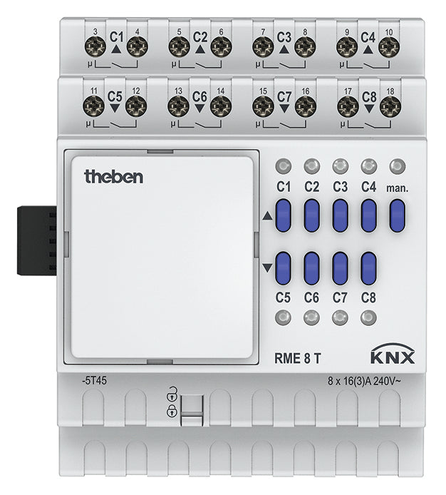 THEBEN KNX Schalt-/Jalousieaktor 4/8-fach, Erweiterungsgerät THEBEN KNX Schalt-/Jalousieaktor 4/8-fach, Erweiterungsgerät